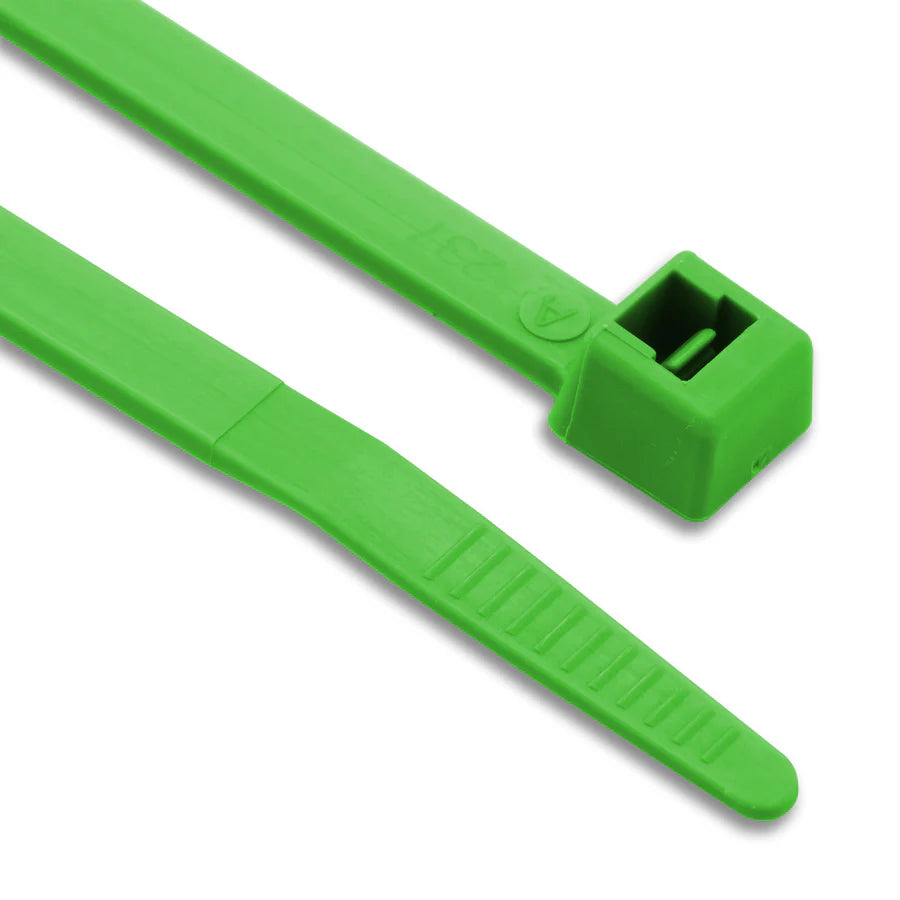 Green Coloured Nylon Cable Ties