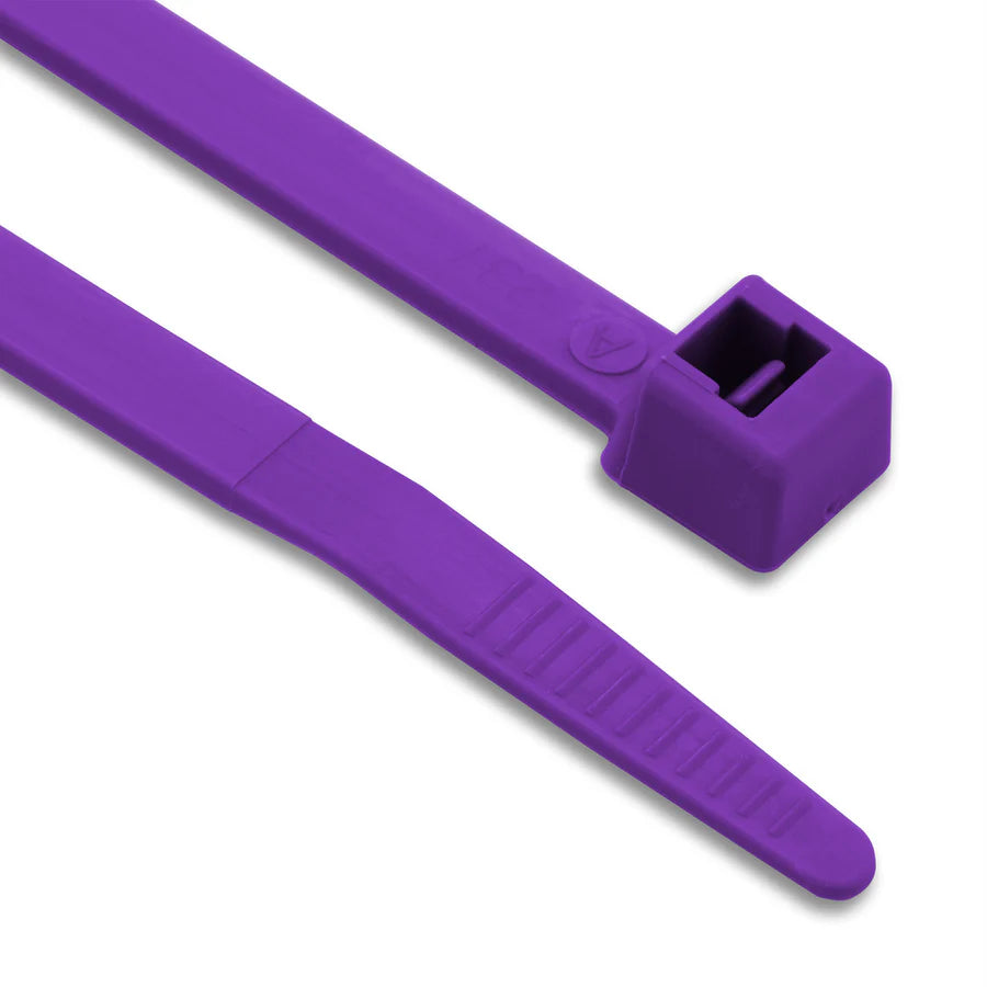 Purple Coloured Nylon Cable Ties